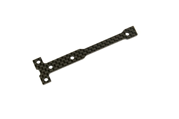 Associated RC10B74 Front Chassis Brace Support, 2.5mm, carbon fiber