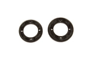 Associated RC10B74 Center Diff Spur Gears, 72T/48P, 78T/48P