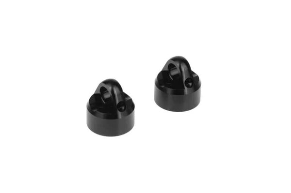 TEKNO TKR6712A – Shock Caps (7075, emulsion, black ano, 2pcs)