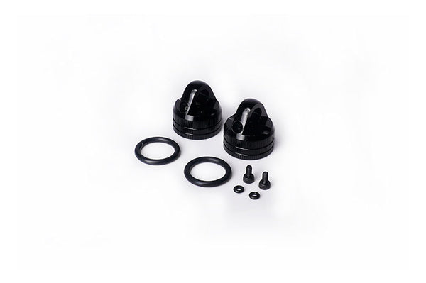 Koswork Tekno Aluminum Emusion Shock Caps & O-Ring Set (2) EB410/ET410/MT410/SCT410 2.0