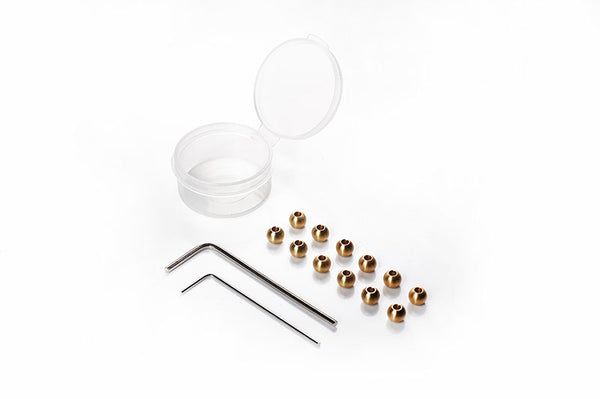 Koswork Kyosho 4.8mm Mini-Z 4x4 Weight Brass Ball (12)