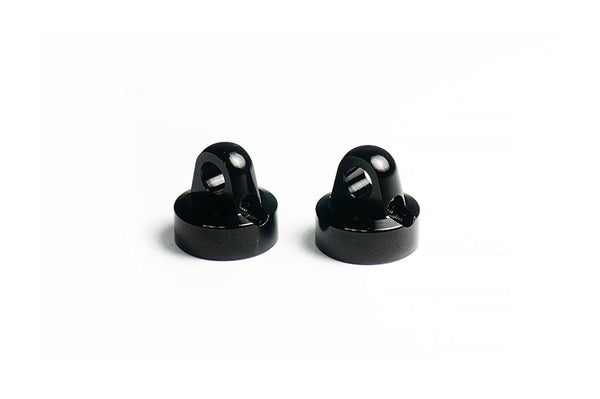 Koswork Alum Shock Cap for 12mm Shock Black (2) for Koswork & Tamiya