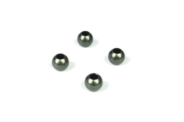 Tekno Pivot Balls (6.8mm, no flange, sway bars, shock ends, aluminum, 4pcs) w/o header card