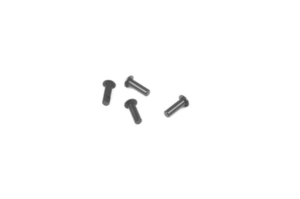 Tekno Spindle Carrier Hinge Pins (steel, 2.0, 4pcs) w/o header card