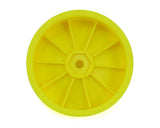 JConcepts 12mm Hex Mono 2.2 "Slim" Front Wheels (4) (B6/RB6/SRX2/YZ2) (Yellow)