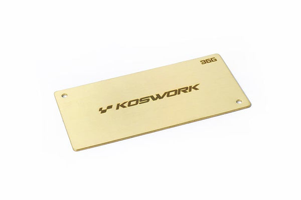 Koswork 36g Shorty LiPo Weight 94x46x1.0mm