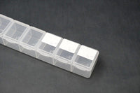 Koswork 7 Compartments Parts Box 165x34x25mm (3 sets)